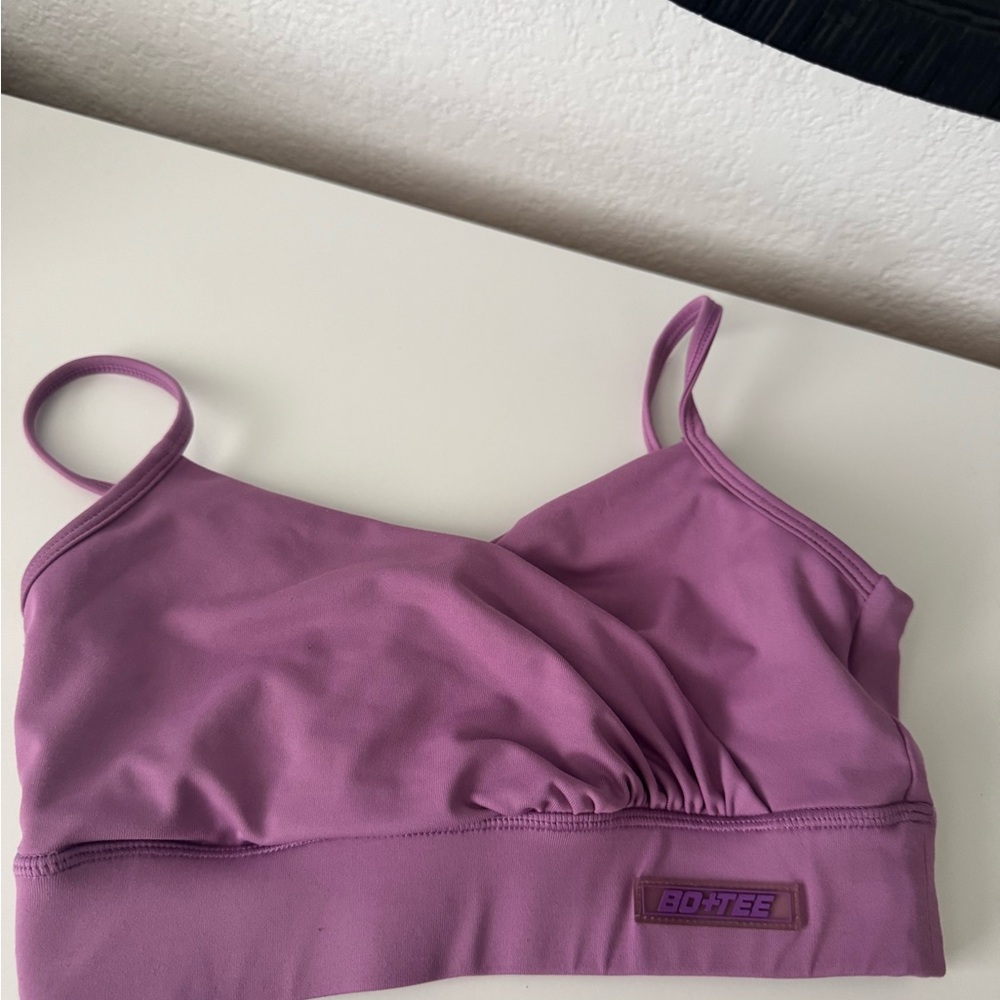 Purple bo+tee active sports bra Top